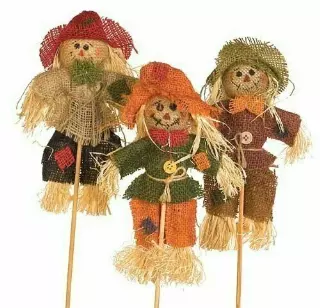 GAF04116 – Asst. 11” Scarecrow on 12” pick “DZ”-Min 1 dz – Case Pk 12 dz