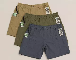 FLASH DEAL! (3 PACK) River Trails Men’s Quick-Dry Technical Fishing Shorts