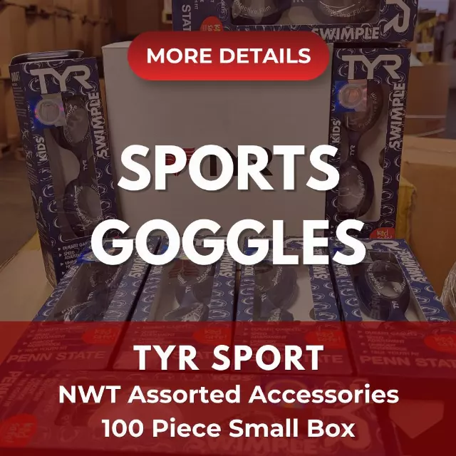 TYR Sport | Assorted Men's, Women's & Kid's Accessories | NWT | 100 Pieces | Small Box #SMA-590