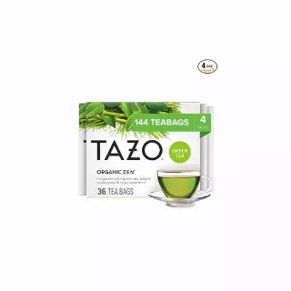 TAZO Organic Zen Green Tea (4 Pack, 144 Bags)