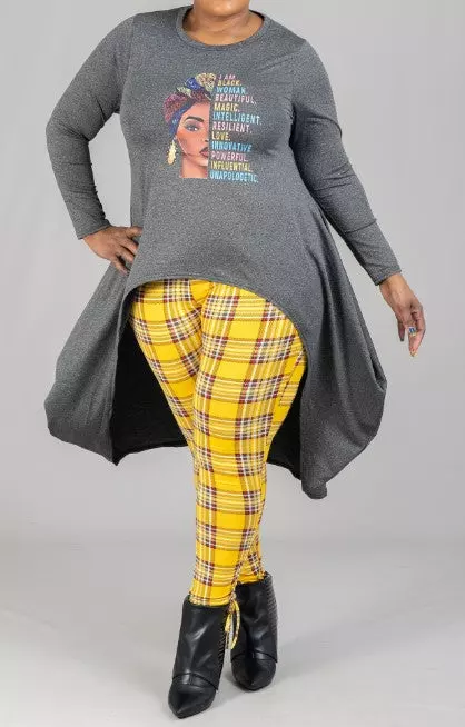 CHH21048 On SALE!! Long Sleeve High-low Top- One Size (6-PCS PRE-PACK- 6 Assorted Colors) ($12.00 Each)