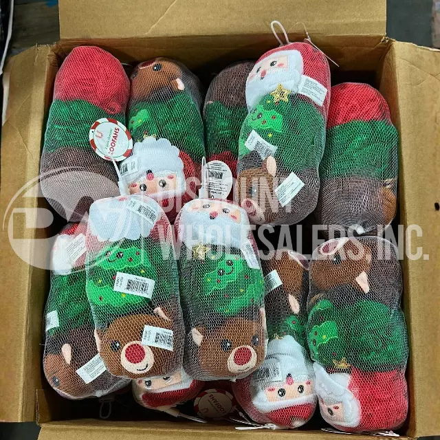 Christmas Holiday 3-Pack Shower Loofahs lot · 3 units