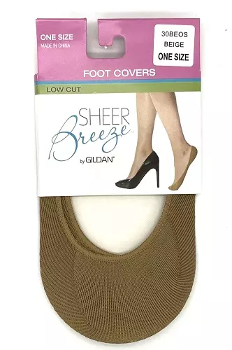 #6-G-7300 ‘Gildan’ Women’s Foot Covers – $.15 per pack (60 Pairs)