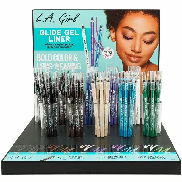 L.A. Girl Glide Gel Liner - Wholesale Display 120 Units (GPD529)