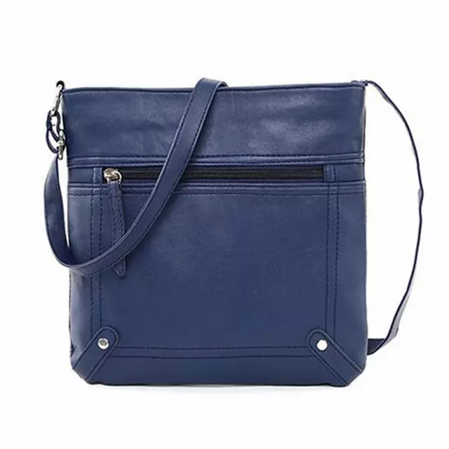 Unisex Cross–Body Messenger Bag — Navy