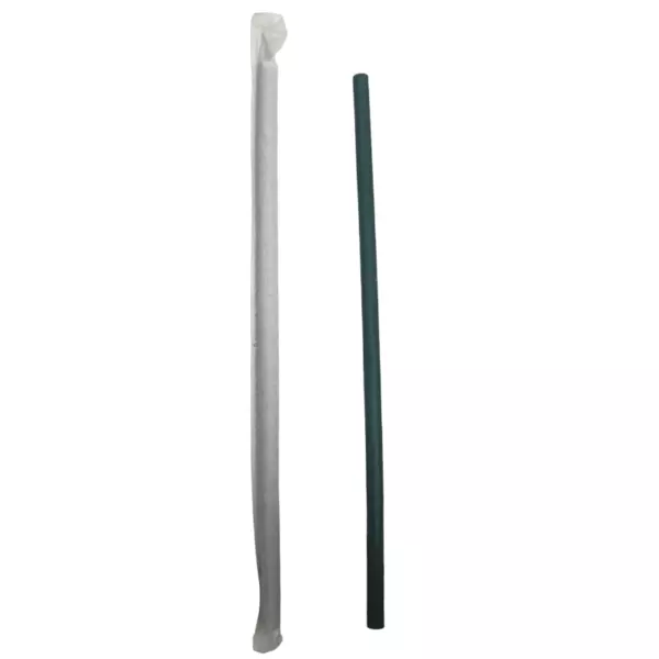 Eco-friendly Dark Green Paper Straws · 50 · new