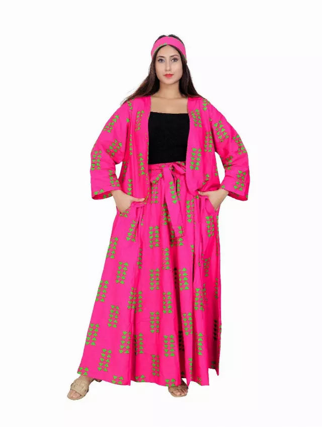 7744 - Stunning Afrocentric 2 Pc Skirt Set — One Size (4-24) / PRINT 582
