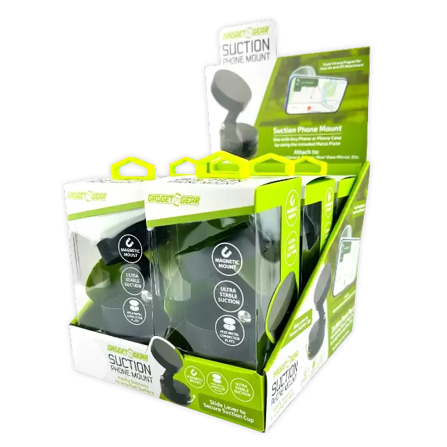 Suction Phone Mount - 6 Pieces Per Retail Ready Display 25922