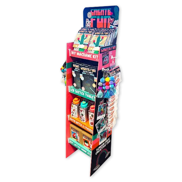 Boho Inspired Create Fun Assorted Floor Display - 68 Pieces Per Retail Ready Display Kit 88483