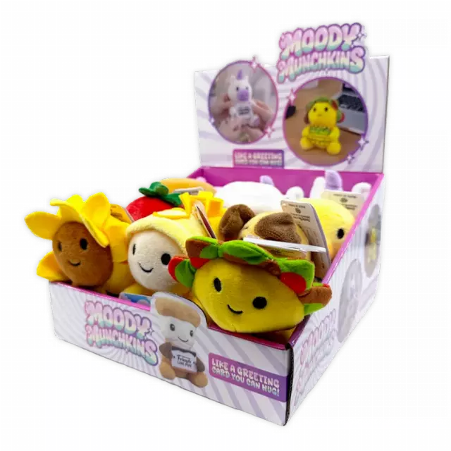 Emotional Support Moody Munchkin Pals - 12 Pieces Per Retail Ready Display 26556