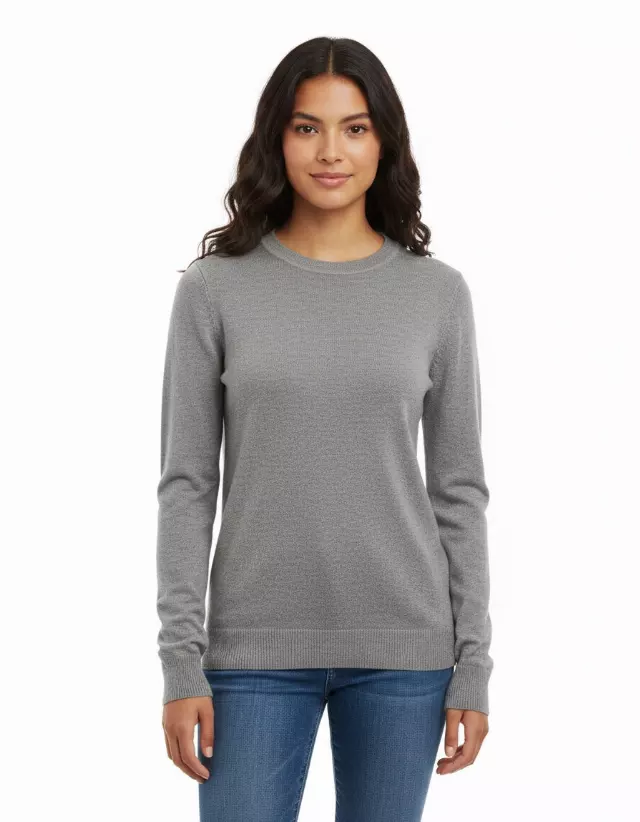 Crewneck Sweater — Heather Gray / S/M-L/XL