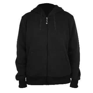 Women's Hoodie Sweatshirt- Style #LFJ505- $7.50/ Unit - 12PCS/CS - PLEASE SEE DESCRIPTION — Black