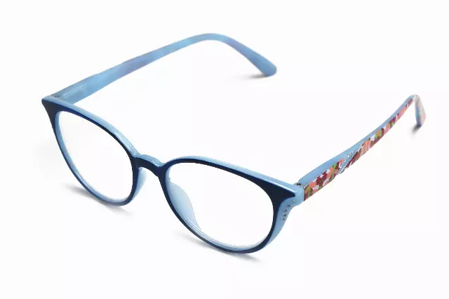 R6046-1 floral temple reading glasses — +1.25(1dz)