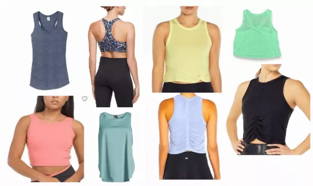 #532-MKTT ‘Famous Maker’ Sleeveless Crop Top/Tanks – $2.25 each (72 Pieces)