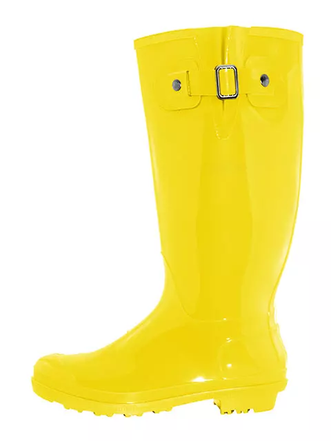 RB-020 - Women's "Easy USA" 15.5" Super Soft Rubber Rain Boots — Yellow (RB-020-Y) / 6-10 Assorted