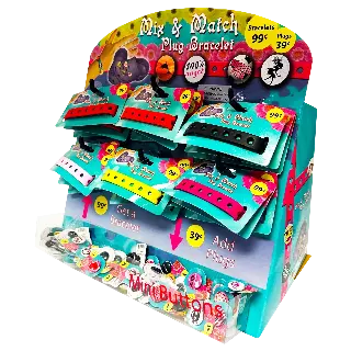 Mix and Match Charm Bracelet - 156 Pieces Per Retail Ready Kit Display 86854
