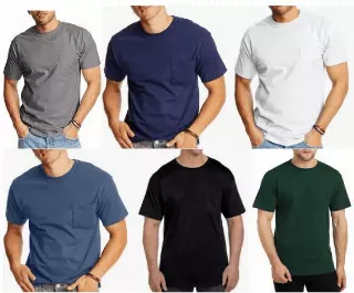 #275-HP Hanes Pocket Beefy Tee (S-3X) – $2.90 each (28 Pieces) Last Case
