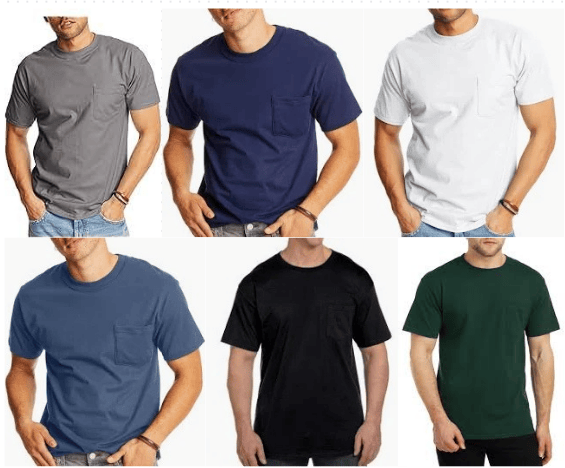 #275-HP Hanes Pocket Beefy Tee (S-3X) – $2.90 each (28 Pieces) Last Case
