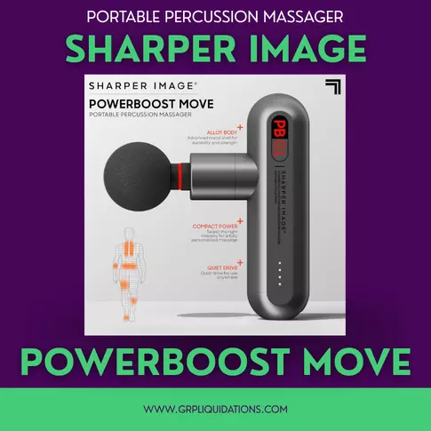 Sharper Image Powerboost Move Portable Percussion Massager