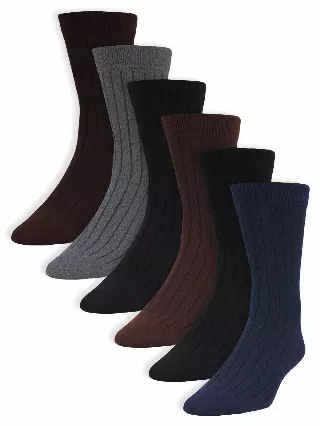 Dress Socks #02 (Dozen) — Sock Size 10-13