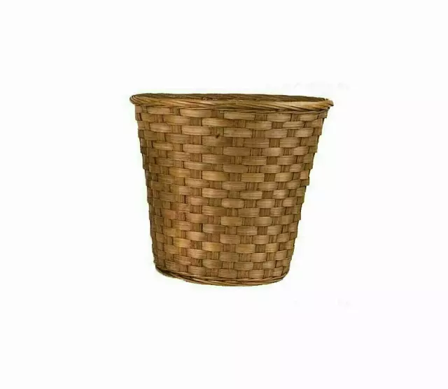 MS1745-8DK – 8” Dk Stain bamboo pot sewn-in-liner (fits 7” pot)-“each” Min 12 – Case 90 pcs