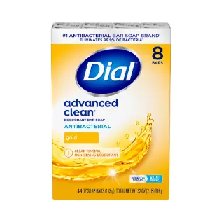 DIAL BAR SOAP 4oz. 8PACK GOLD CASE PK 4