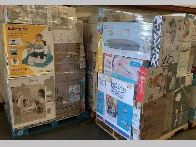 Baby Gear lot · 26 pallets · clean returns, overstock, liquidation
