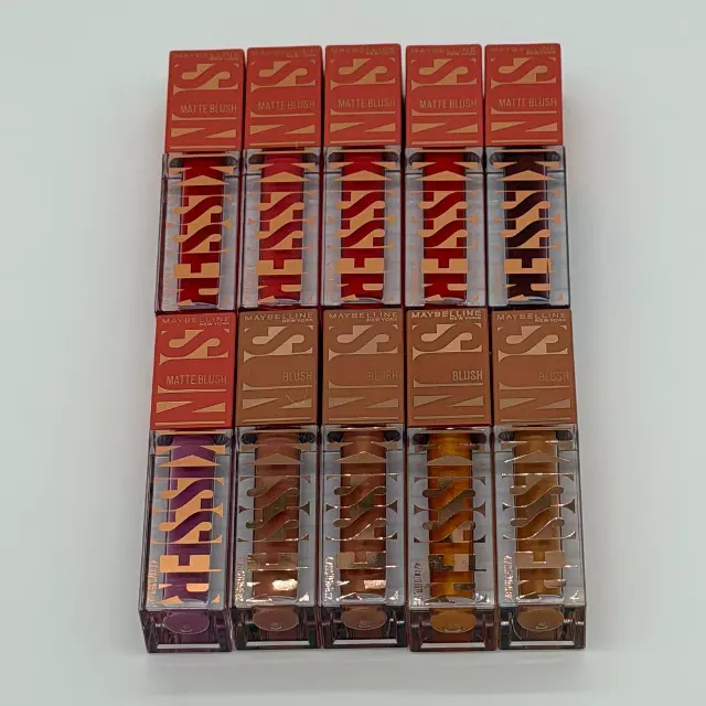 WHOLESALE MAYBELLINE SUNKISSER MULTI-USE LIQUID BLUSH PACKAGE #1 - ASSORTED COLORS - 50 PIECE LOT
