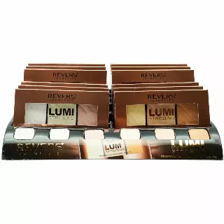 Revers Cosmetics Lumi Strobing Highlighter Palette - Wholesale Display 12 Units (RVLUMIHIGH)