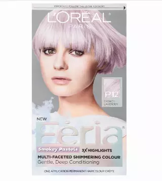 L’Oréal Paris Feria Pastels Hair Color, P12 Lavender Dusk (Smokey Lavender)