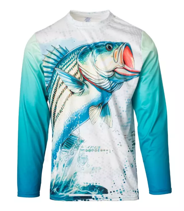 Men Performance L/S Fish Graphic-7622192 2XL