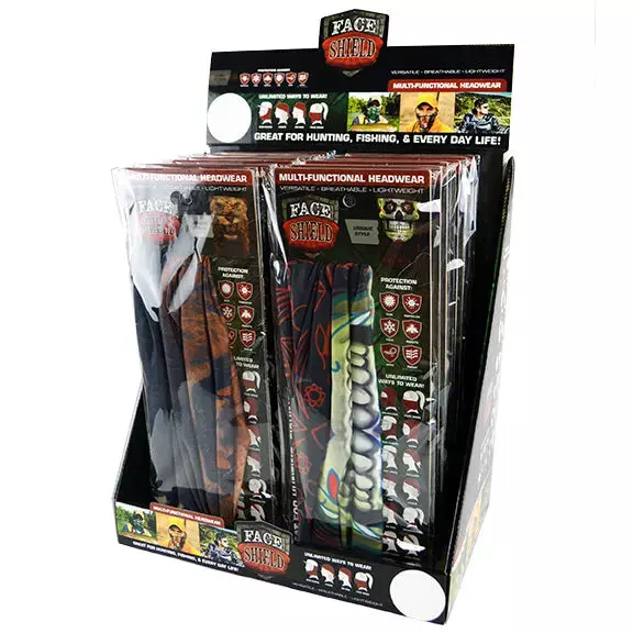 Tube Face Covering 12 Pieces Per Retail Ready Display 23949