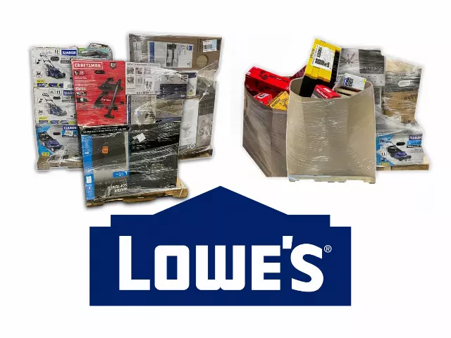 Lowe's Home Improvement Liquidation Truckload · 1 · clean returns, overstock