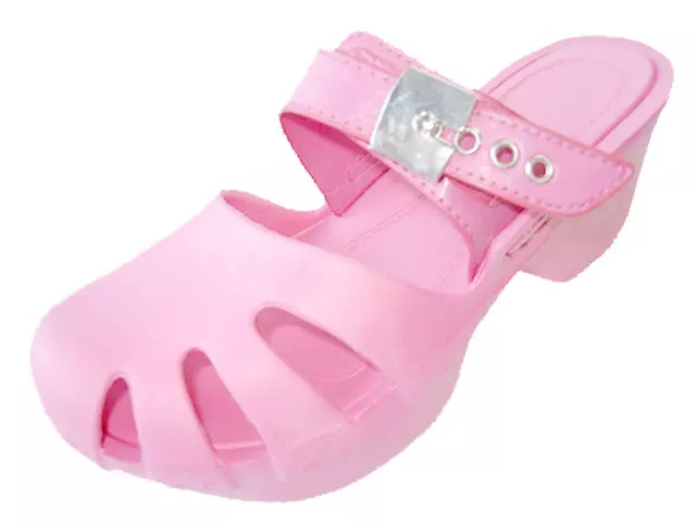 S5800G - Girl's Wedge Clog Sandals — Pink (S5800G-Pink) / 11-4 Assorted