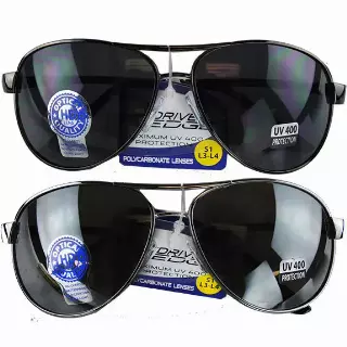 Sunglasses Drivers Edge Assortment - 6 Pieces Per Pack 53052