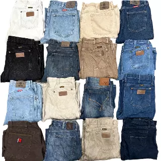 Wholesale Wrangler Jeans (10 Pieces) — 34" and down