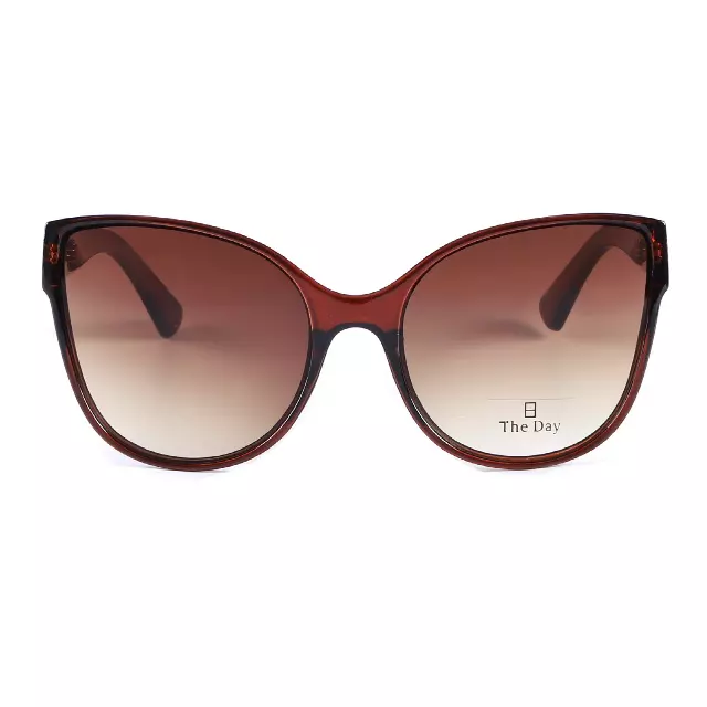 Vintage-Inspired Luxe Cat-Eye Sunglasses with Gradient Lens TD10418