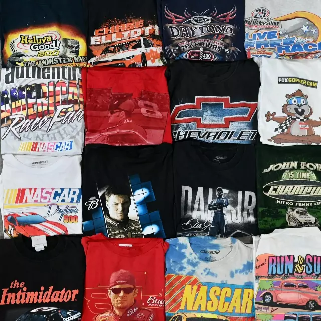 Wholesale Nascar & Racing T-Shirts (10 Pieces) — A Grade