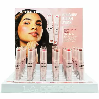 L.A. Colors Blushin Duo Stick Promo - Wholesale Display 36 Units (CPD526)