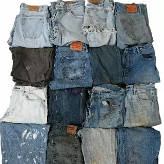 Wholesale Mens Levis Jeans B/C Grade Mix by LB — 50lbs