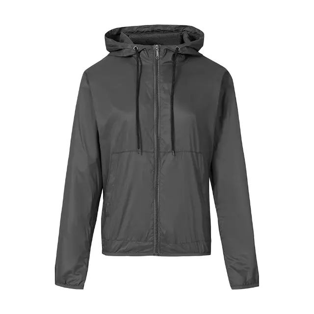 Ladies Windbreaker - Style # LJ196 $7.90 12 PC — Silver Grey