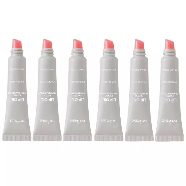 Totemica Lip Oil With Charm Exotic Translucency Passion Goji - Wholesale 6 Units (TBR24-L11C)