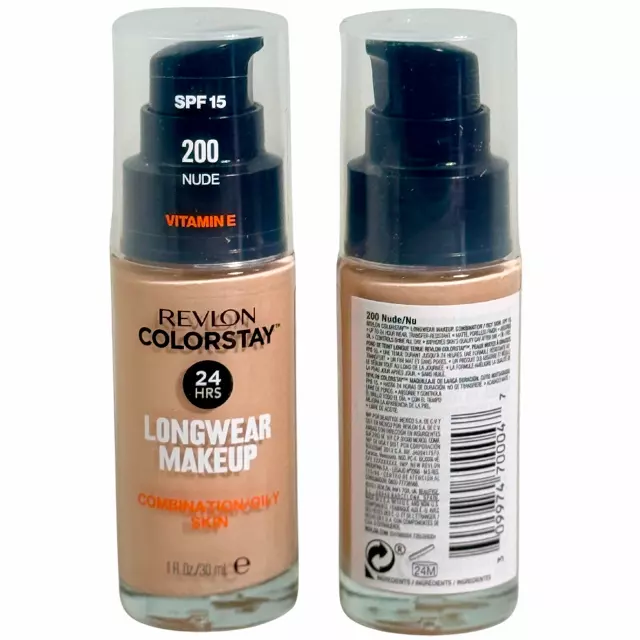 Revlon Colorstay Liquid Foundation Combination Spf 15 #200 Nude - Wholesale 12 Units (RCSLF200)