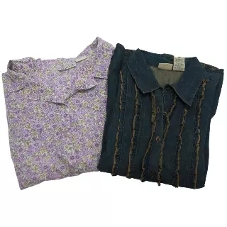 Vintage & Modern Women's Plus Sized Shirts Mix Of 10