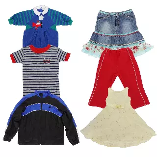 Kid's Vintage, Y2K, Modern & Branded Mixed Clothes Bale of 50 lbs