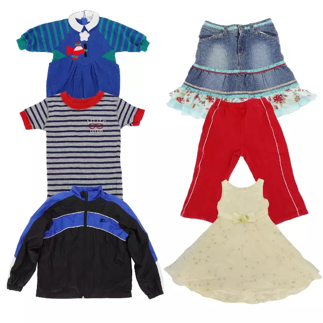 Kid's Vintage, Y2K, Modern & Branded Mixed Clothes Bale of 50 lbs