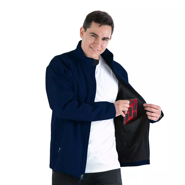 Men's Jacket- Style #MFJ154- $16.50/Unit MINIMUM 12 PCS- PLEASE SEE DESCRIPTION - S-3XL — Navy