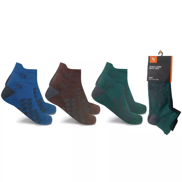 Targeted Compression Ankle Socks - 3 Pairs Packed Together — Small/Medium · SKU EF-3VANACS-M