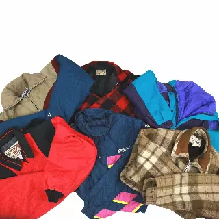 Vintage & Modern Men's Jackets Box of 50 lbs