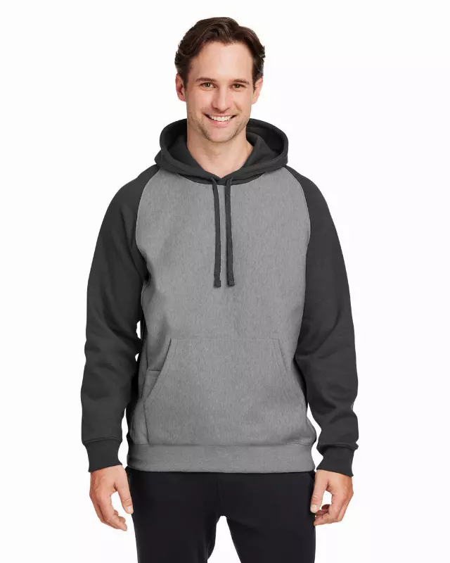 #7M-715-TT96 Team 365 Unisex Zone HydroSport™ Heavyweight Colorblock Hooded Sweatshirt – $5.90 each (18 Pieces)